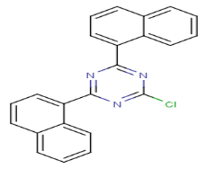 2-chloro-4,6-di(naphthalen-1-yl)-1,3,5-triazine